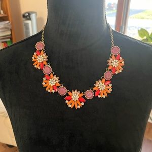 Acrylic statement necklace